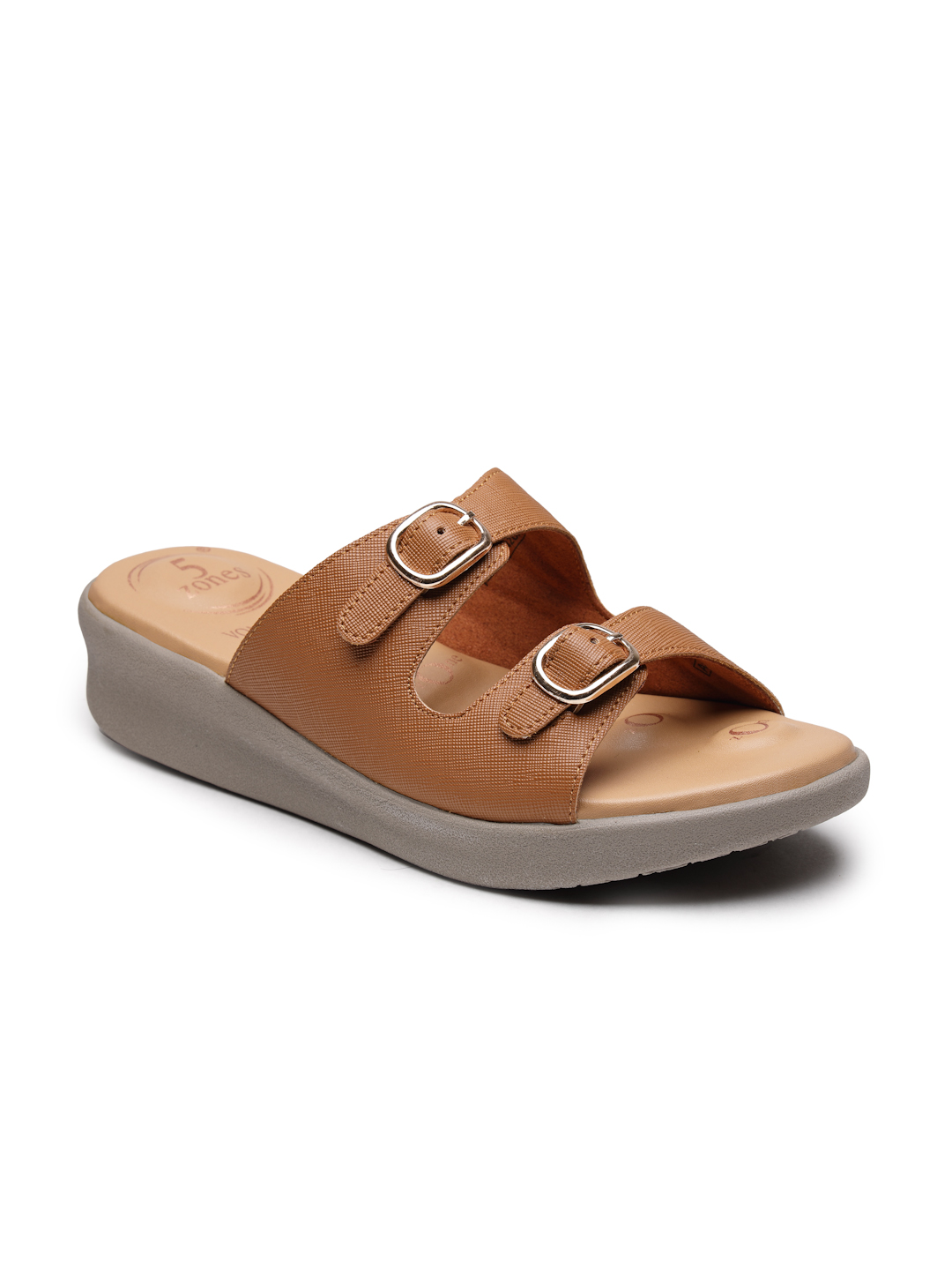 Buy Von Wellx Germany Comfort Women's Tan Casual Slippers Florence Online in Tiruchirappalli