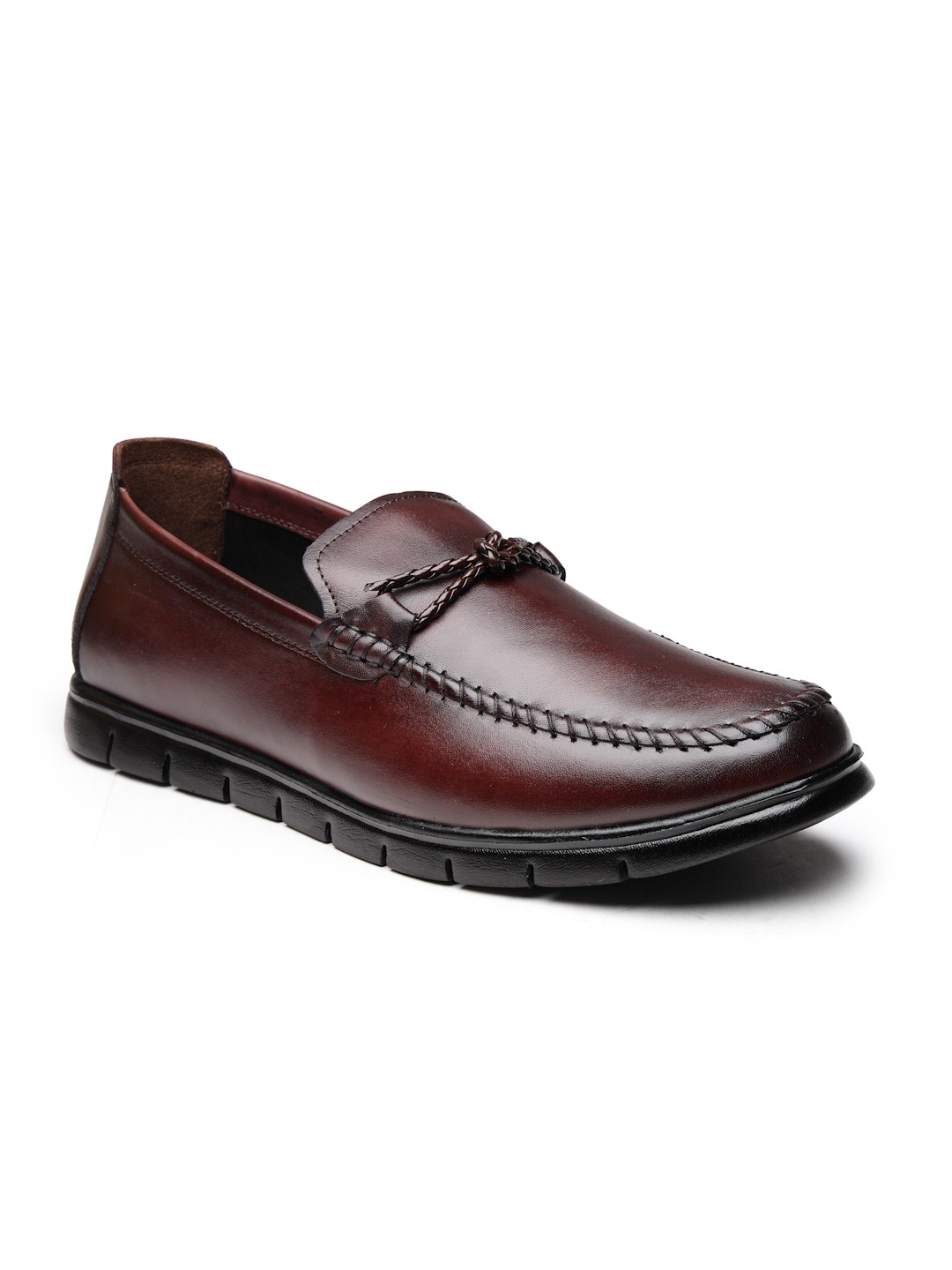 Buy Von Wellx Germany Comfort Men's Wine Casual Loafers Stein Online in Kolkata