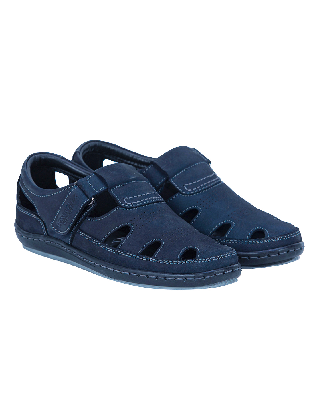 Buy Von Wellx Germany Comfort Tread Blue Sandals Online in Nagpur