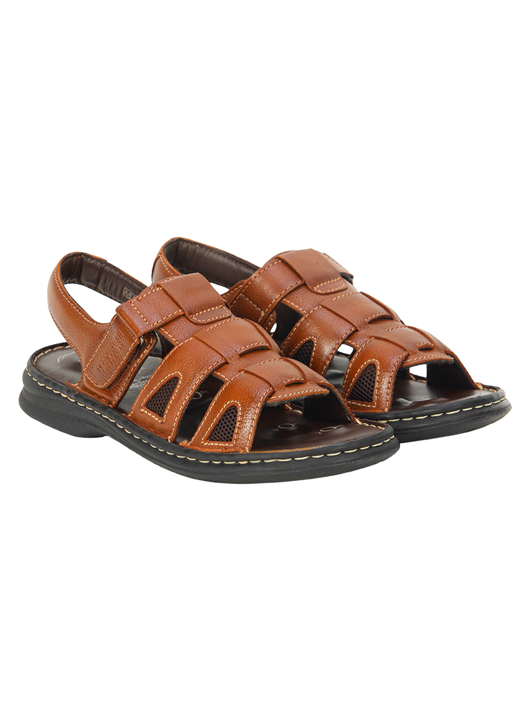 Buy Von Wellx Germany Comfort Rhys Tan Sandals Online in Muscat