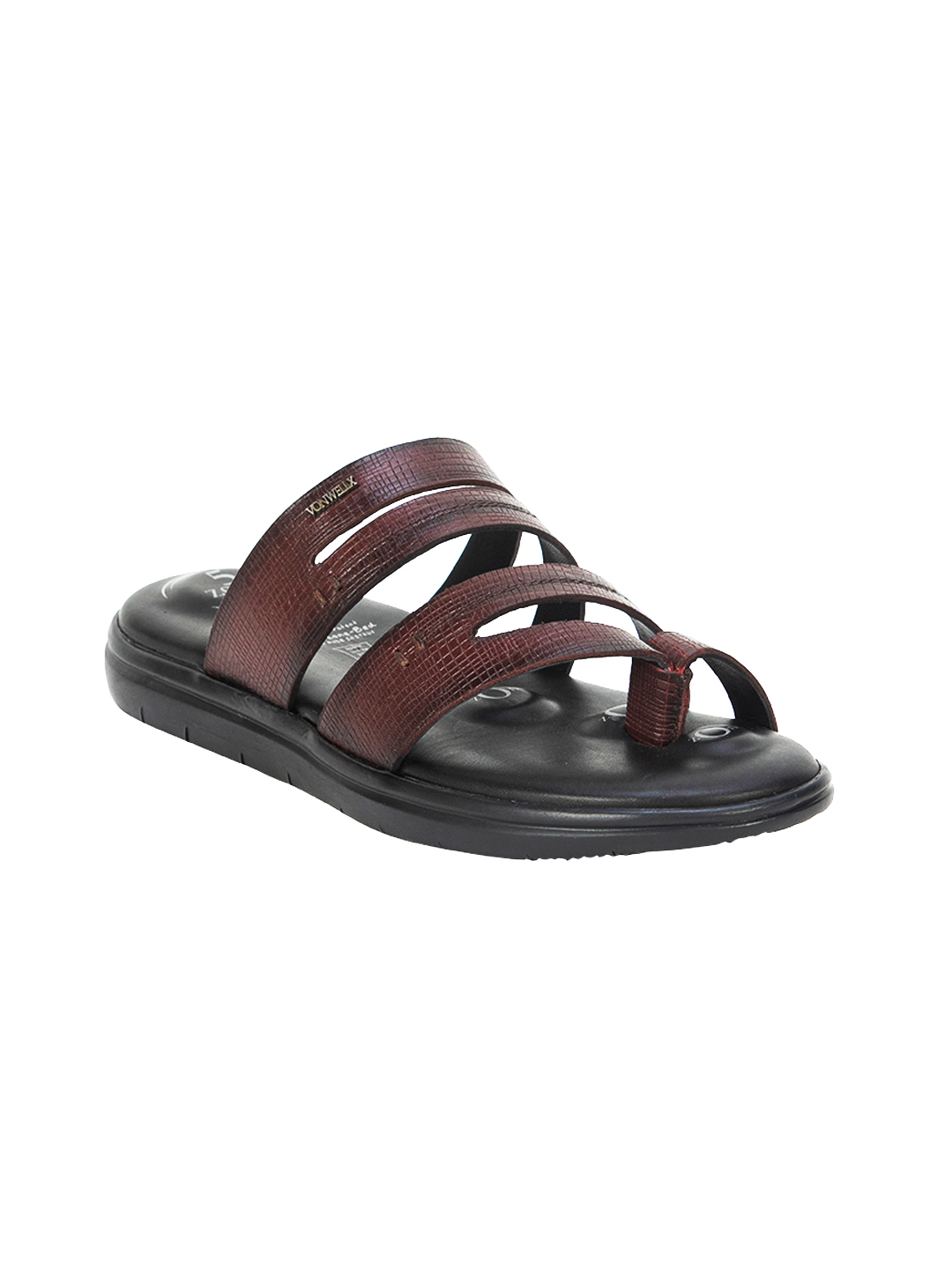 Buy Von Wellx Germany Comfort Men's Wine Sandals Jurgen Online in Kozhikode