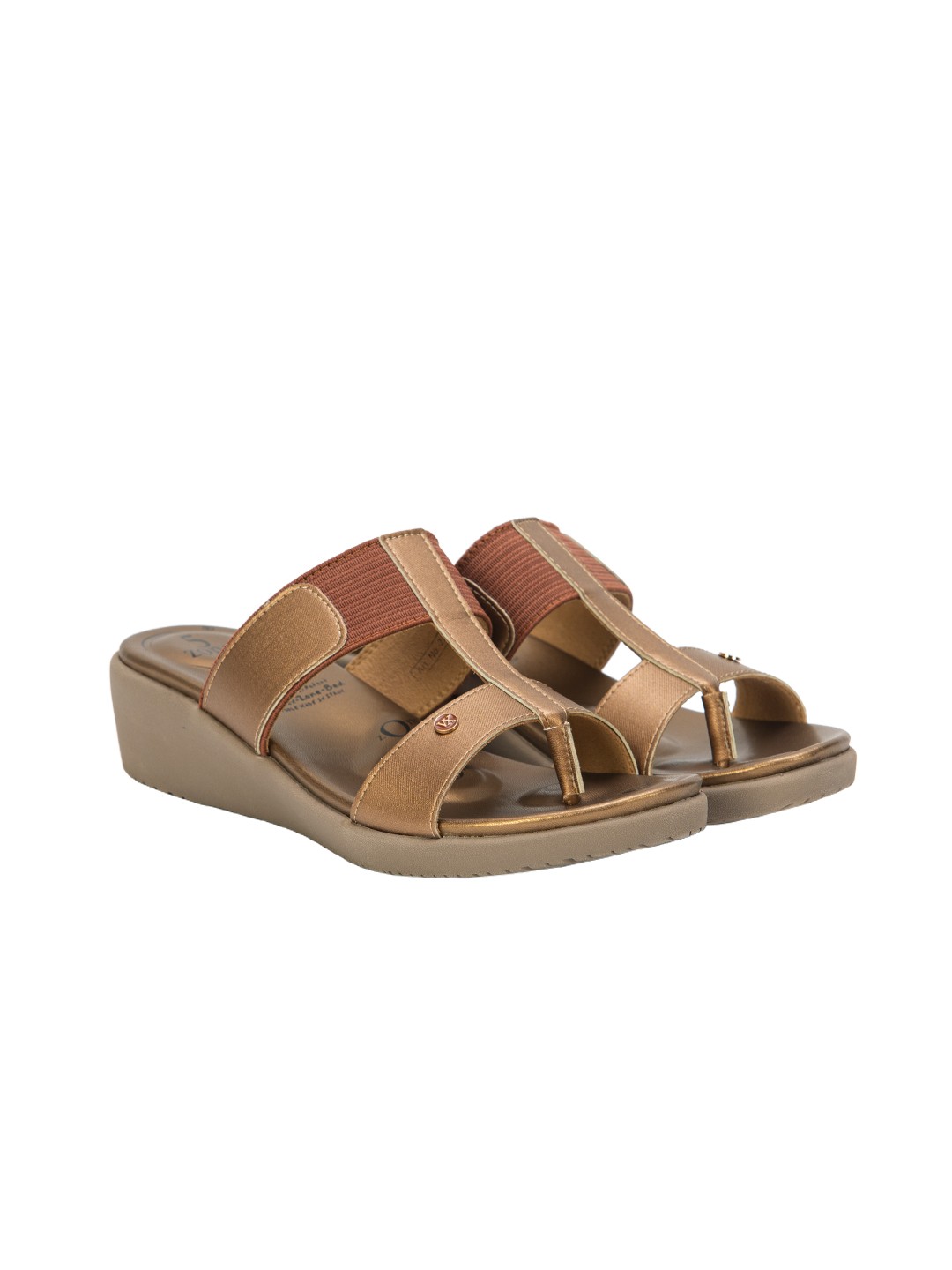 Buy Von Wellx Germany Comfort Glaze Browns  Slippers Online in Ahmedabad