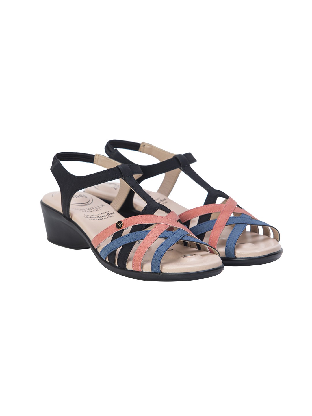 Buy Von Wellx Chloe Comfort Black Sandal Online in Oman