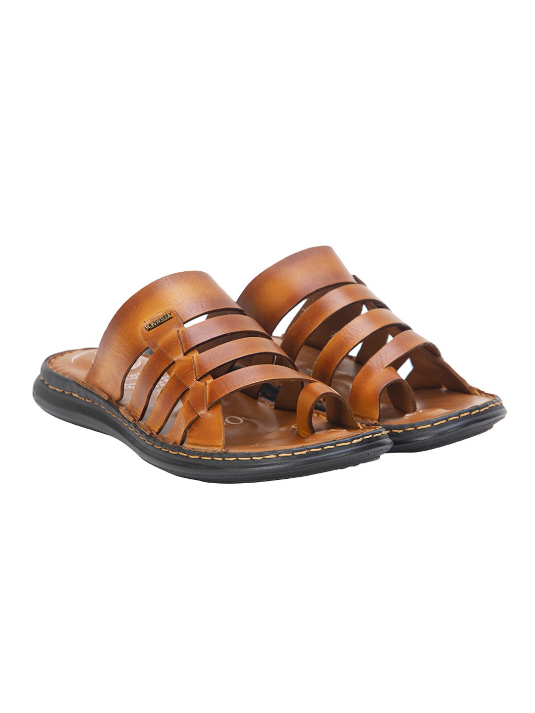 Buy Von Wellx Amble Casual Tan Slide Online in Vadodara