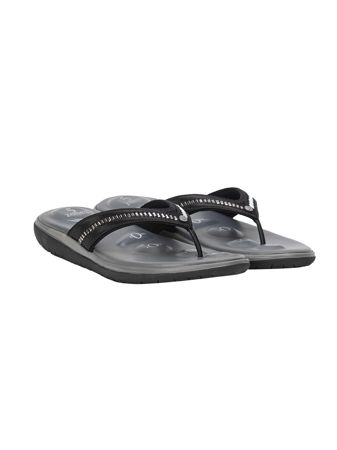 Buy Von Wellx Molly Comfort Black Slipper Online in Indore