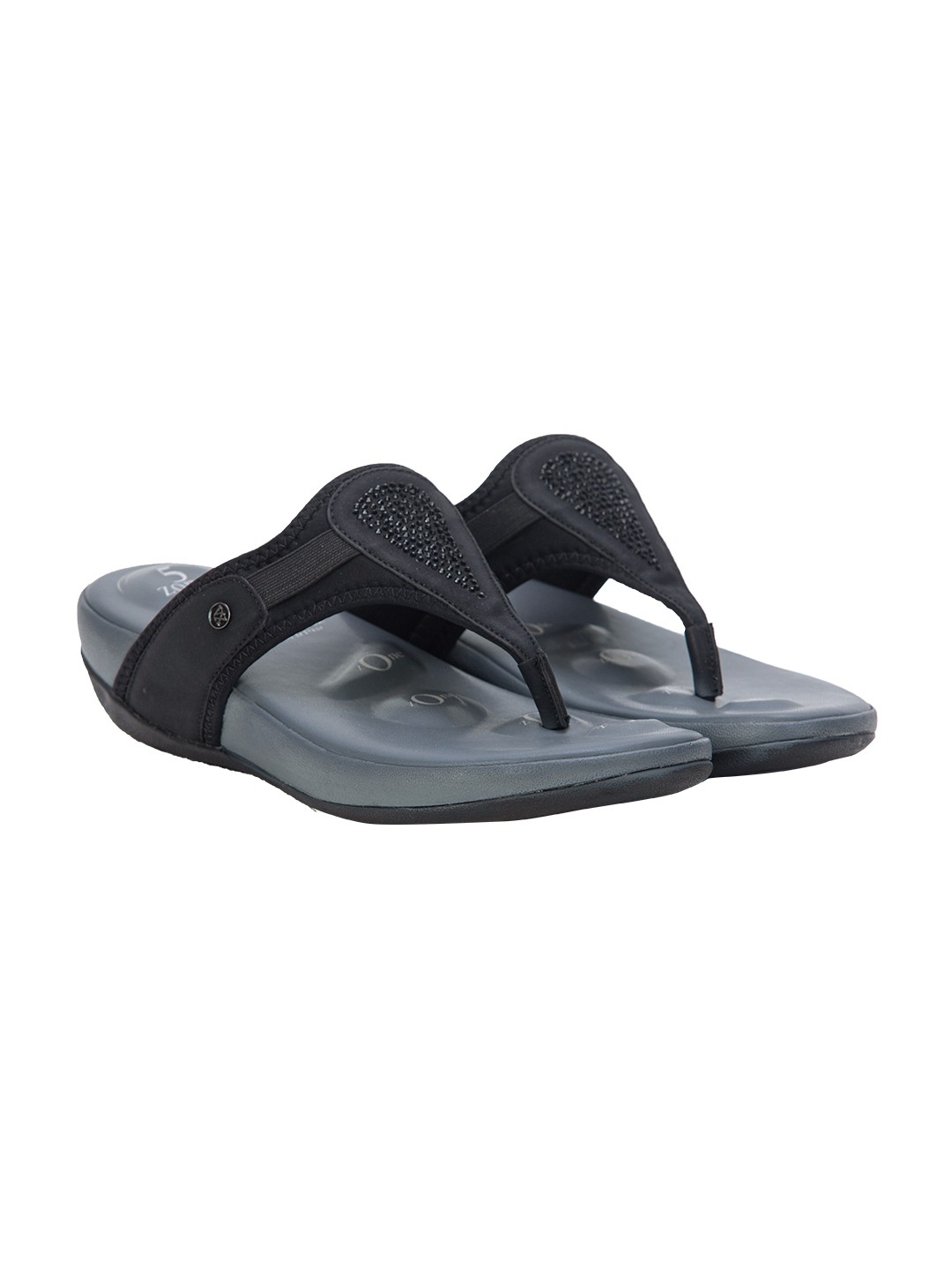 Buy Von Wellx Germany Comfort Cinch Black Slippers Online in Warangal