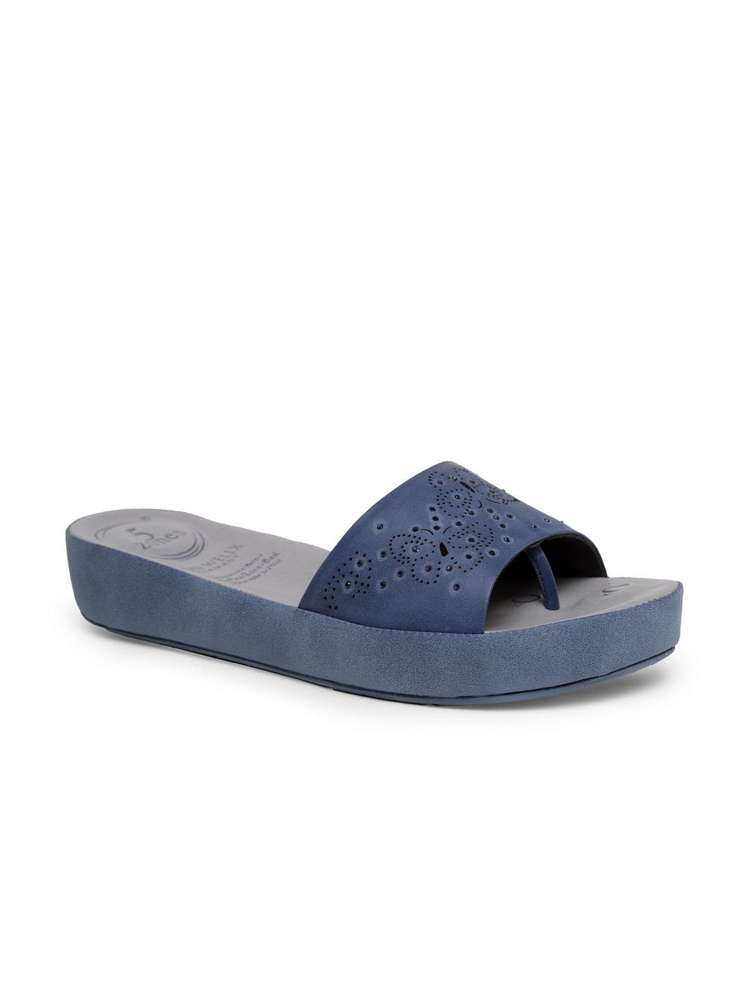 Buy Von Wellx Germany Comfort Women's Blue Slippers Lenia Online in Kanpur