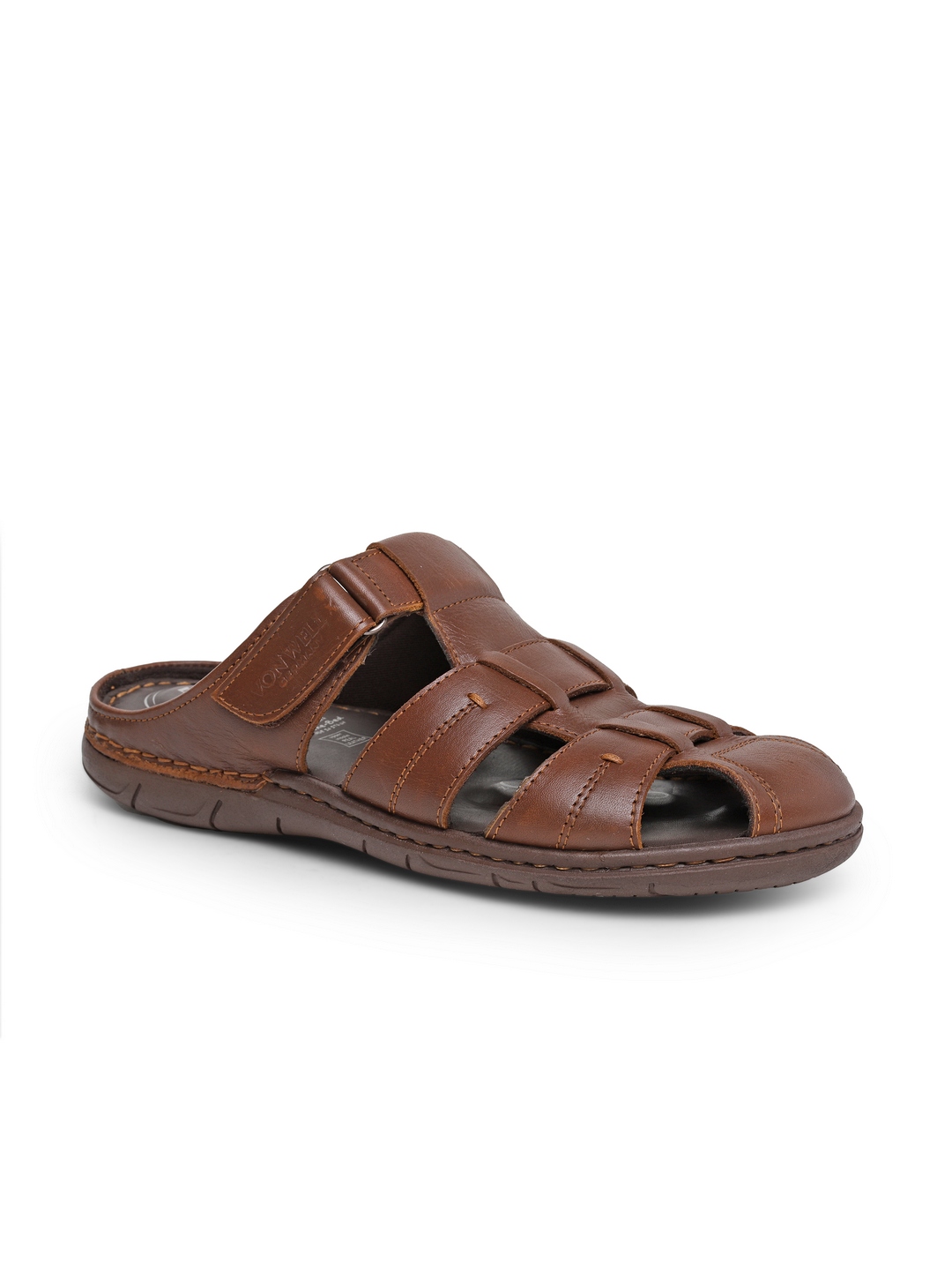 Buy Von Wellx Germany Comfort Men's Tan Sandal Davis Online in Lucknow