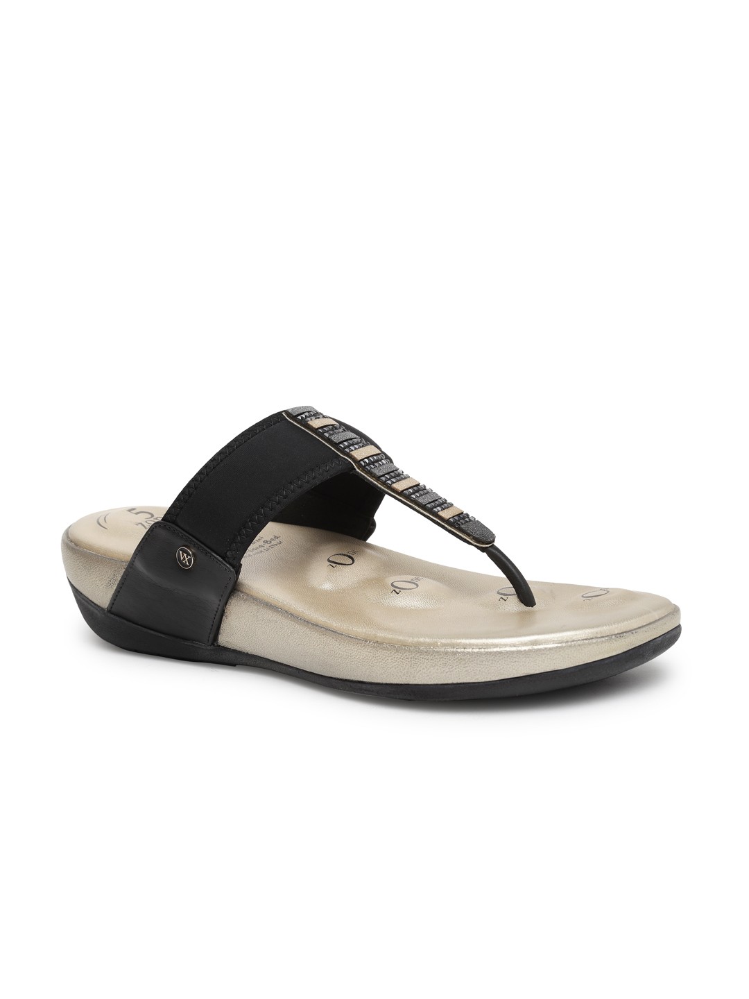 Buy Von Wellx Germany Comfort Women's Black Slippers Lenia Online in Nagpur