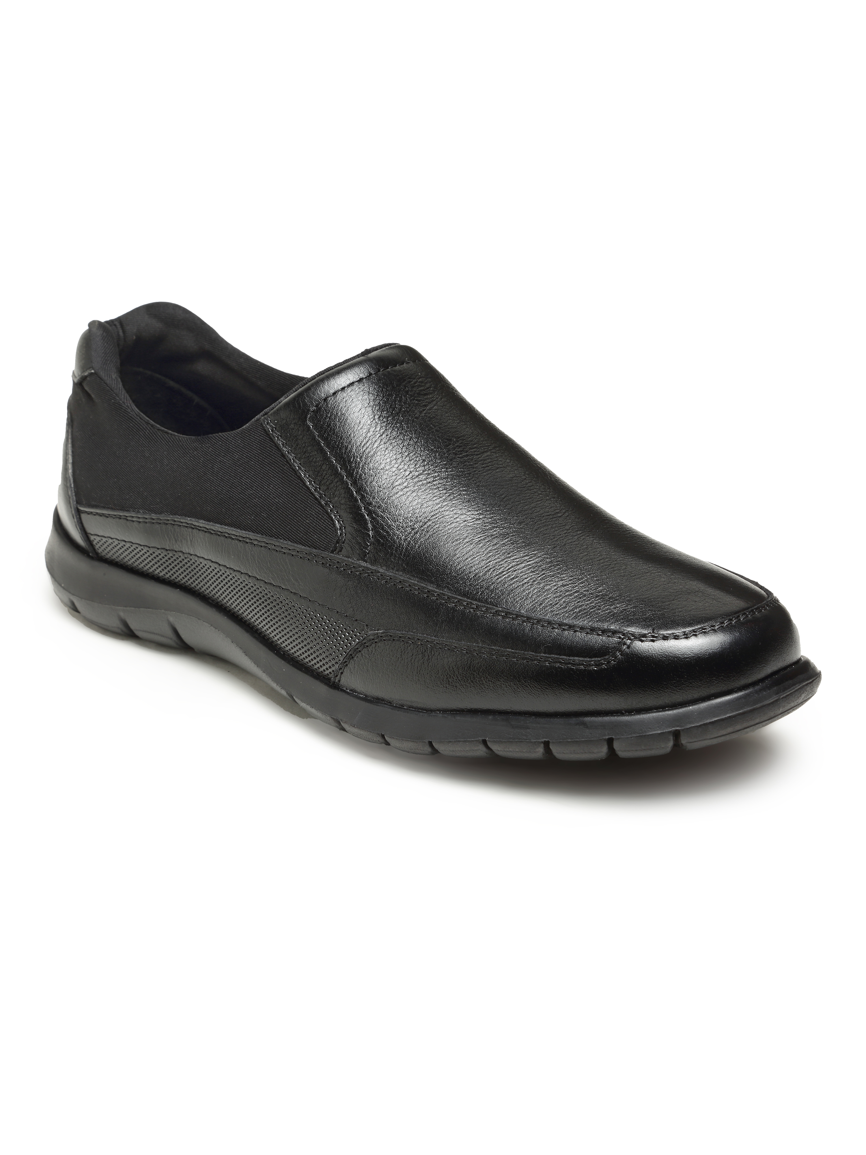 VON WELLX IGOR BLACK SHOES(SPECIALLY FOR DIABETIC FOOT)