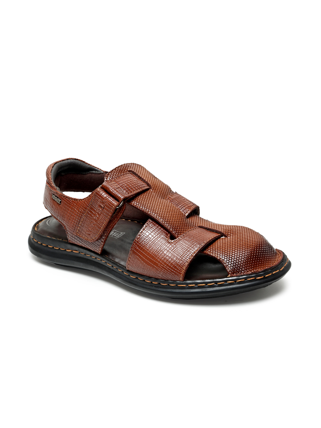 Buy VON WELLX GERMANY comfort men's brown sandal EDDIE