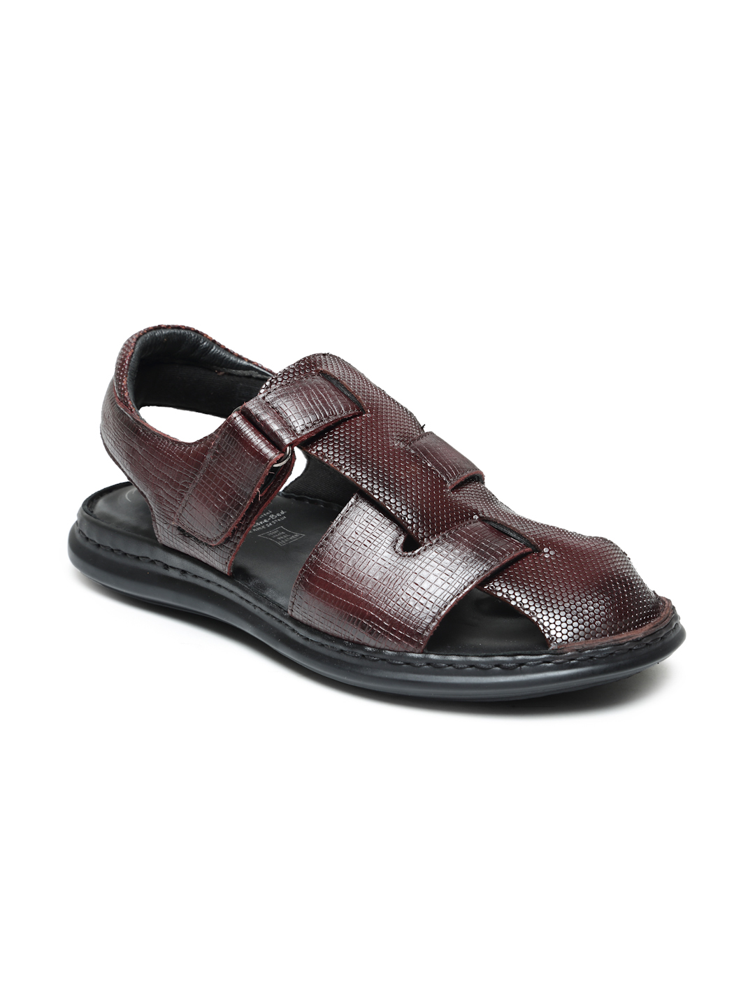 Buy Von Wellx Germany Comfort Men's Wine Sandals Morgen Online in Madhya Pradesh