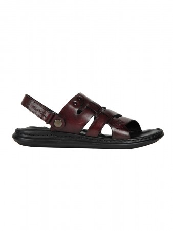 VON WELLX GERMANY comfort men's wine sandal CALLAN