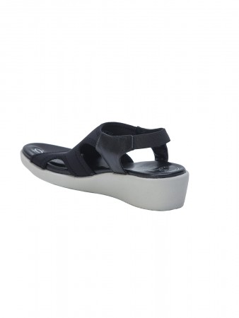 VON WELLX GERMANY COMFORT SHIRLEY BLACK SANDALS