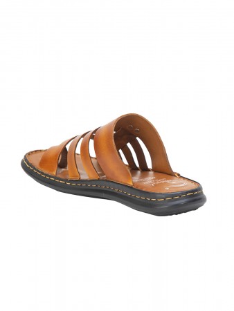 VON WELLX AMBLE CASUAL TAN SLIDE