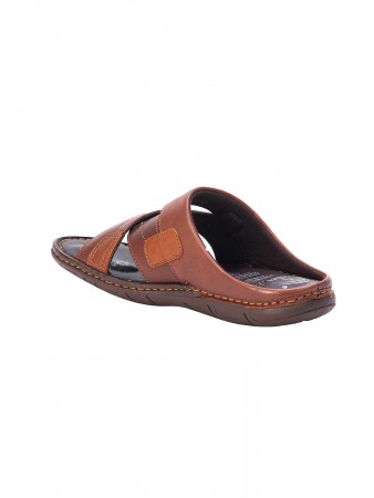 VON WELLX GERMANY COMFORT ROVE BROWN SLIPPERS