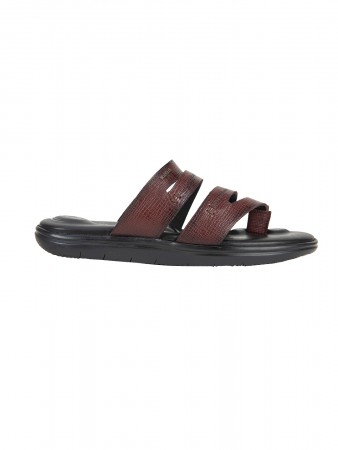 VON WELLX GERMANY comfort men's wine sandals JURGEN