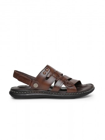 VON WELLX GERMANY comfort men's brown sandal CALLAN