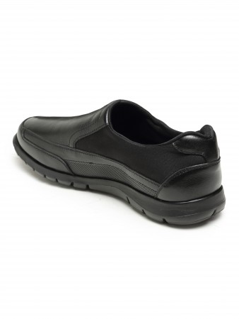 VON WELLX IGOR BLACK SHOES(SPECIALLY FOR DIABETIC FOOT)