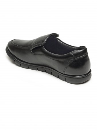 VON WELLX NIKOLAY BLACK SHOES(SPECIALLY FOR DIABETIC FOOT)