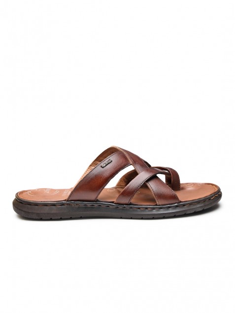 Buy Von Wellx Germany Comfort Men's Brown Slippers Max Online in Mumbai