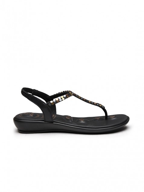 Buy Von Wellx Germany Comfort Women's Black Casual Sandals Regina Online in Dubai