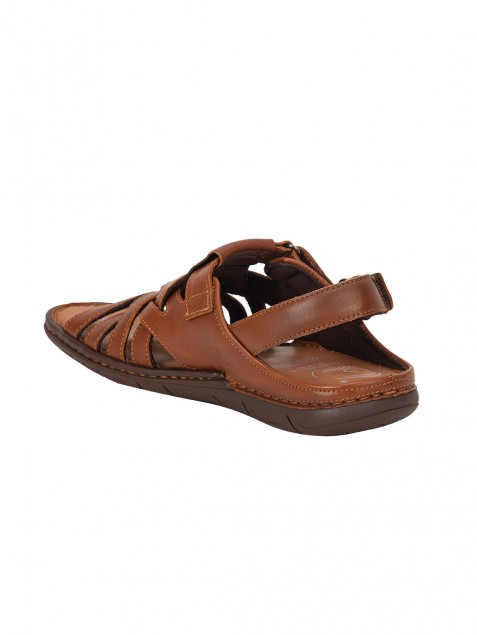 Buy Von Wellx Germany Comfort Stride Tan Sandals Online in Kolkata