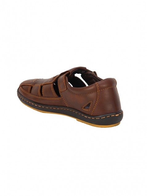 Buy Von Wellx Germany Comfort Brown Canter Sandals Online in Rajkot