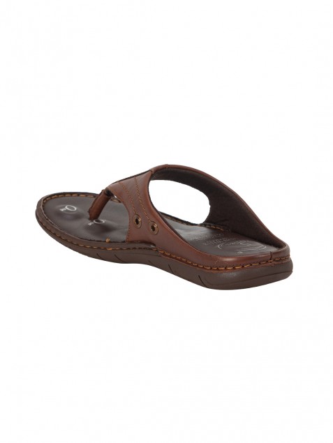 Buy Von Wellx Alex Comfort Brown Slippers Online in Kolkata