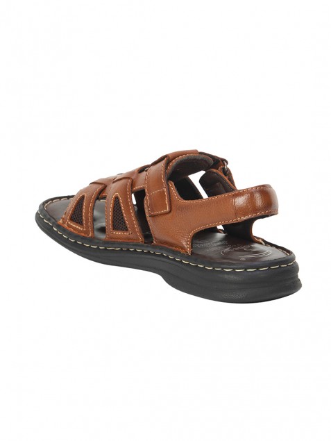 Buy Von Wellx Germany Comfort Rhys Tan Sandals Online in Doha