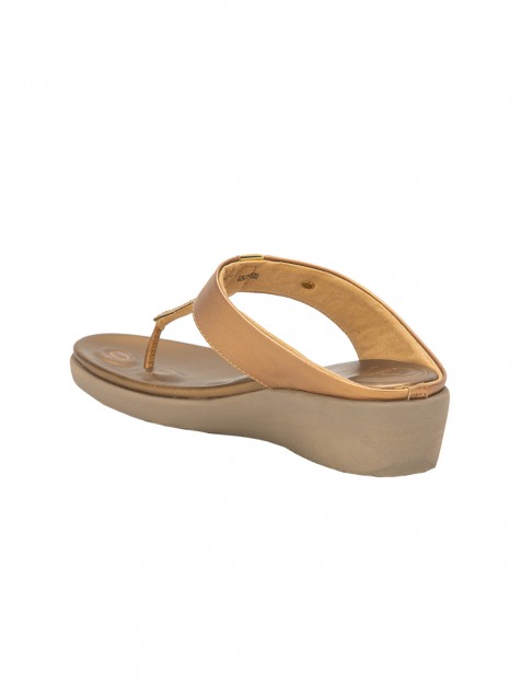 Buy Von Wellx Germany Comfort Silken Golden Slippers Online in Noida