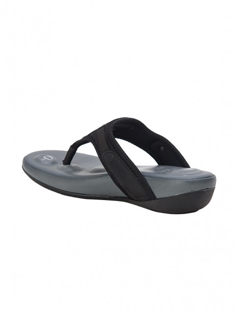 Buy Von Wellx Germany Comfort Cinch Black Slippers Online in Indore