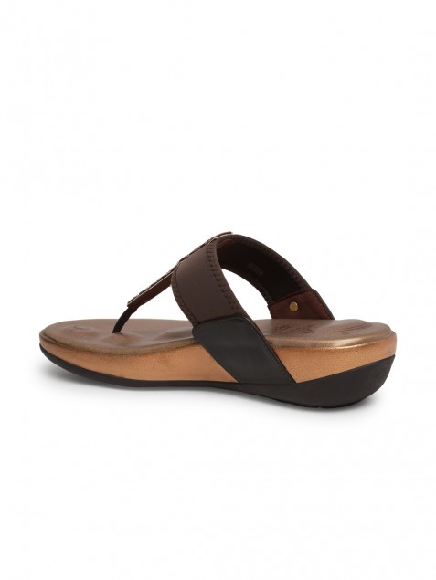 Buy Von Wellx Germany Comfort Women's Brown Slippers Lenia Online in Lucknow