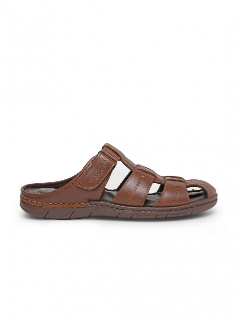 Buy VON WELLX GERMANY comfort men's tan sandal DAVIS In Delhi