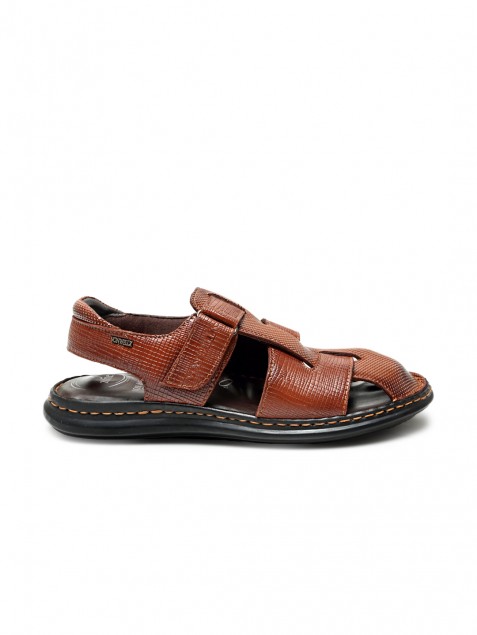 Buy Von Wellx Germany Comfort Men's Tan Sandals Morgen Online in Rajasthan