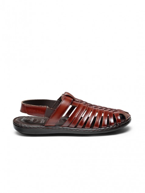 Buy VON WELLX GERMANY comfort men's tan sandal VOLKER In Delhi