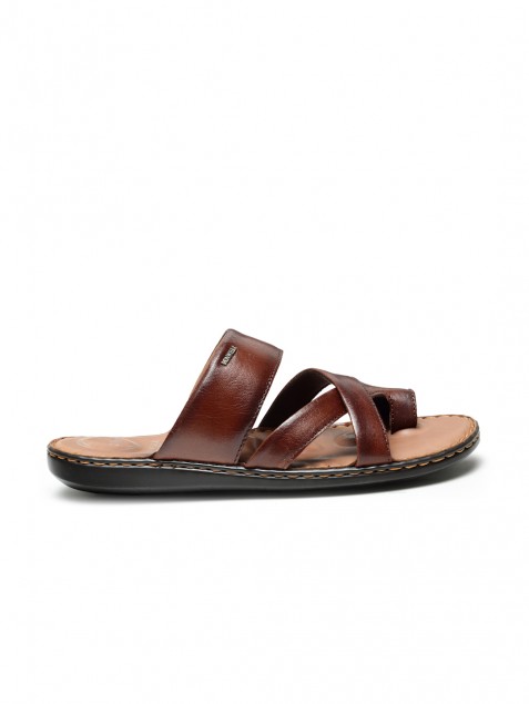 Buy Von Wellx Germany Comfort Men's Brown Slippers Boden Online in Visakhapatnam