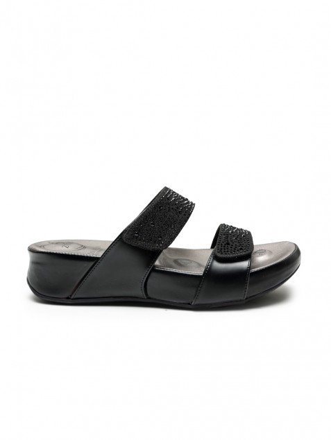 Buy Von Wellx Germany Comfort Women's Black Casual Sandals Paula Online in Gujarat