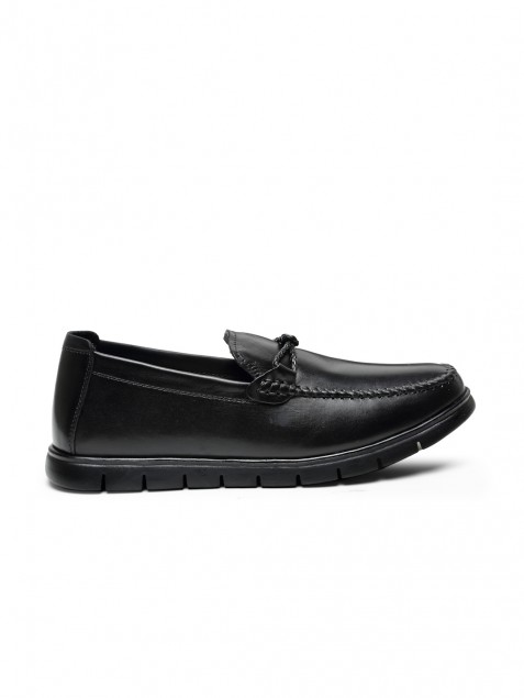 Buy Von Wellx Germany Comfort Men's Black Casual Loafers Stein Online in Sohar